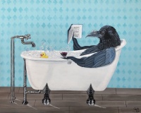 Limited Edition Rub-a-Dub-Dub-there-is-a-Crow-in-the-tub