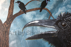 SOLD "The Raven"